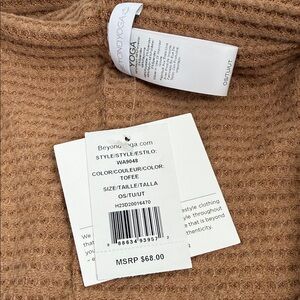 Beyond Yoga Toffee Ribbed Knit Sweater